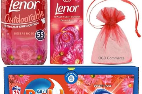 🦊 Lenor Outdoorable Fabric Conditioner,  Desert Rose Scent- Bundle - AUTO WIN 29/09