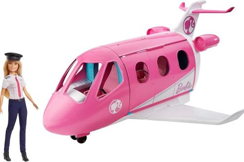 🦊Barbie DreamPlane with Pilot Barbie Doll,AUTO WIN