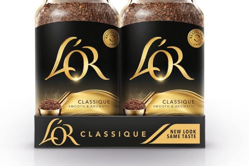 🦊 L'OR Classique Instant Coffee 150g (Pack of 6 Jars, Total of 900g) auto win