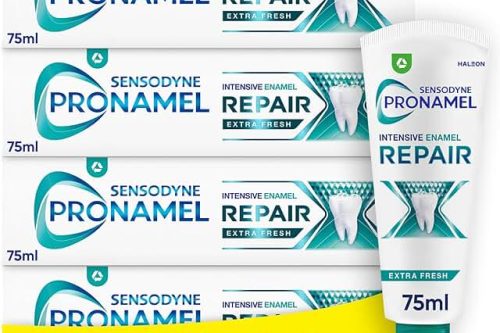 🦊 Sensodyne Pronamel Intensive Enamel Repair Toothpaste, Extra Fresh Flavour, Toothpaste Multipack, 4x75ml-AUTO WIN