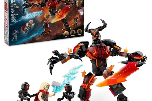 🦊 LEGO- NEW THOR VS. SURTUR CONSTRUCTION FIGURE- AUTO WIN 20/09