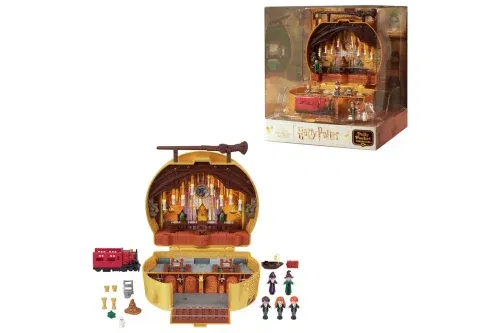 🦊Polly Pocket Harry Potter Compact Dolls & Accs Playset  AUTO WIN