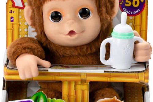 🦊Little Live Pets My Baby Monkey Mango- AUTO WIN 03/10