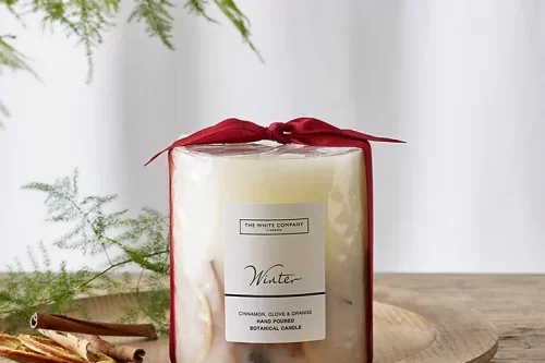🦊 THE WHITE COMPANY - WINTER BOTANICAL CANDLE - MEDIUM AUTO WIN 10/09