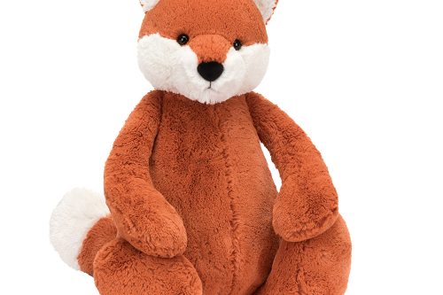 REALLY BIG JELLY CAT Bashful Fox Cub-AUTO WIN