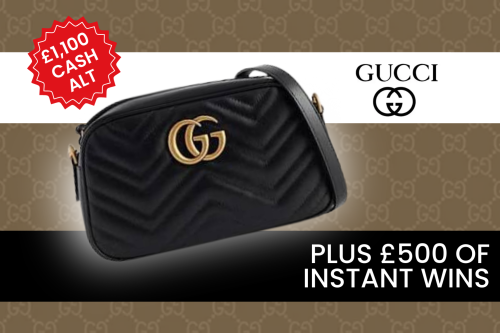 GUCCI MARMONT BAG OR £1100 CASH! PLUS INSTANT WINS WORTH £500!-30/09