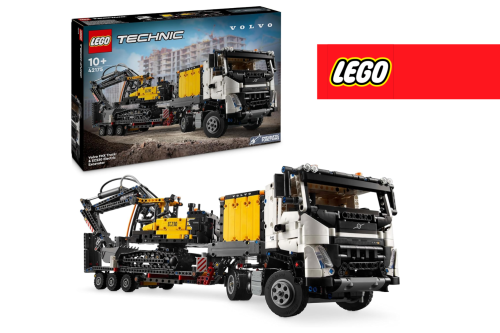 LEGO Technic 42175 Volvo FMX Truck & EC230 Electric Excavator Construction Set-AUTO WIN