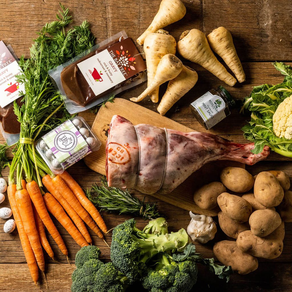 DARTS FARM FOR SIX LAMB ROAST MEAL HAMPER25/09 AUTO WIN