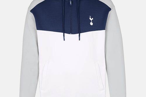 🦊 Spurs Mens Colour Block 1/4 Zip Hoodie - AUTO WIN