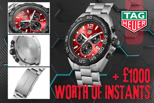 TAG HEUER FORMULA 1 CHRONOGRAPH + £1000 WORTH OF INSTANTS
