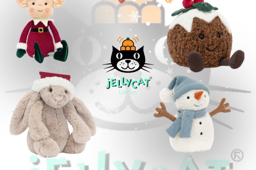 🦊JELLYCAT CHRISTMAS BUNDLE -CHRISTMAS PUDDING, SNOWMAN, ELDO ELF & BASHFUL CHRISTMAS  BUNNY - AUTO WIN 01/10