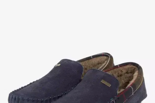 🦊 MENS Barbour Monty Suede Slippers-AUTO WIN #2