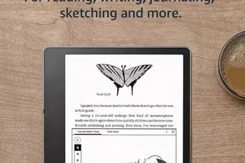 Kindle Scribe eReader with Basic Pen, 10.2”, High Resolution Illuminated Touch Screen with Adjustable Warm Light, 16GB, Tungsten Grey-AUTO WIN