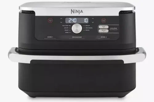 Ninja Foodi FlexDrawer Dual AF500UK Air Fryer, 10.4L, Black-23/10