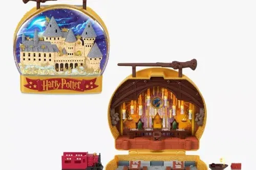 🦊Harry Potter Wizarding World Philosopher's Stone Collectible Compact-Polly Pocket- AUTO WIN 12/10