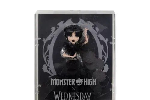 🦊Monster High Wednesday Rave'N Dress Wednesday Doll- AUTO WIN 18/10
