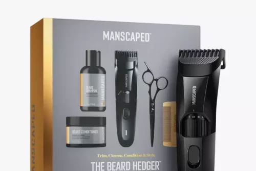 🦊MANSCAPED-The Beard HedgerTM Facial Hair Shaving Gift Set- AUTO WIN 19/10