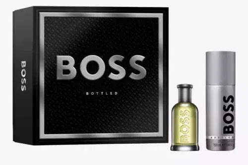 HUGO BOSS BOSS Bottled Eau de Toilette 50ml Fragrance Gift Set-AUTO WIN