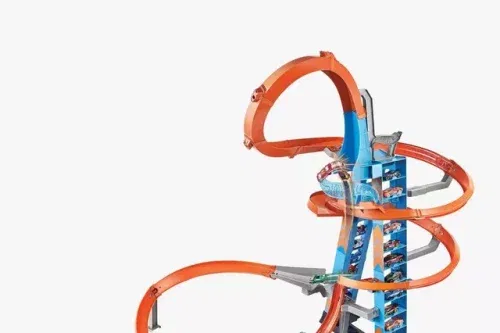 🦊Hot Wheels Sky Crash Tower Set-AUTO WIN