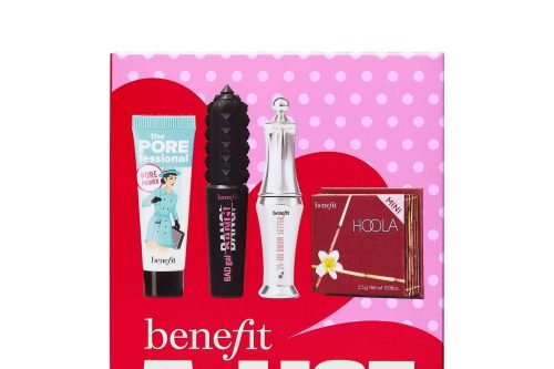 🦊Benefit A-List Badgal Bang Mascara, Hoola Bronzer, Porefessional Primer & 24hr Brow Setter Gift Set- AUTO WIN 12/10