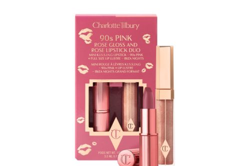 🦊CHARLOTTE TILBURY -90S PINK GLOSS & LIPSTICK DUO- AUTO WIN 16/10