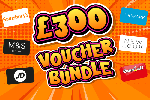 WIN £300 VOUCHER BUNDLE - 22/10