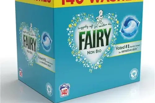 🦊 Fairy Non Bio Pods, 140 Washes, Laundry Detergent, Washing Liquid Tablets/Capsules-AUTO WIN