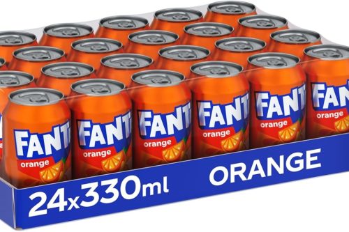 🦊Fanta Orange 24 x 330ml Cans-AUTO WIN 08/10