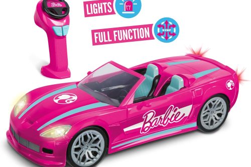 🦊BLADEZ Barbie Remote Control Car - Radio Controlled Cars with Lights & 12mph Speed - Fits Two Full-Size Barbie Dolls - AUTO WIN 22/10