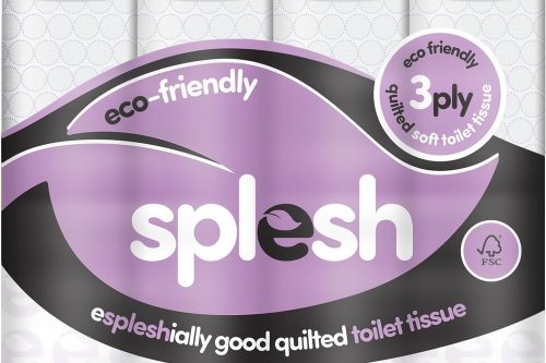 🦊Splesh by Cusheen 3-ply Toilet Roll-Lavender Fragrance 72 Pack Soft, Quilted Bulk Toilet Tissue - AUTO WIN 24/10