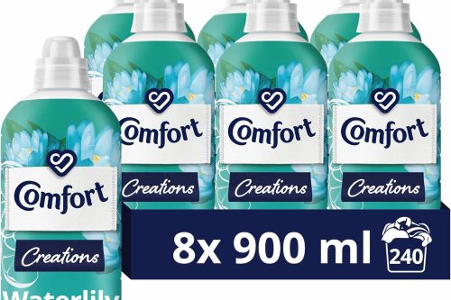 🦊Comfort Waterlily & Lime Fabric Conditioner with Stay Fresh technology (8x 900 ml 240 washes)- AUTO WIN 10/10