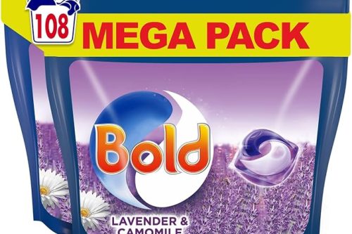 🦊 Bold All-in-1 Pods Washing Liquid Capsules Lavender & Camomile-AUTO WIN