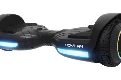 Hover-1 Rival Electric Hoverboard with LED Wheels - Black-AUTO WIN