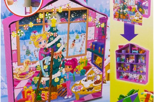 🦊Polly Pocket Dolls Advent Calendar, Gingerbread House Playset with 25 surprise gifts!, - AUTO WIN 28/10
