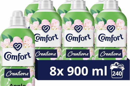 🦊 Comfort Creations Apple Blossom Fabric Conditioner with Stay Fresh 8x 900 ml (240 washes)- AUTO WIN 26/10