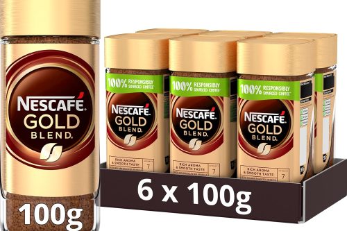 🦊NESCAFÉ Gold Blend Instant Coffee 100 g (Pack of 6)- AUTO WIN 29/10