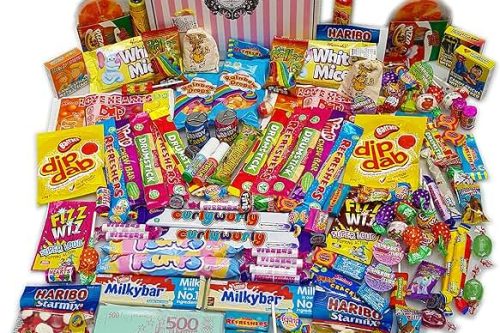 🦊 Great British Sweets Hamper - British Sweets Selection Box. 1.5KG Of Contemporary & Retro Sweets & Chocolate-AUTO WIN