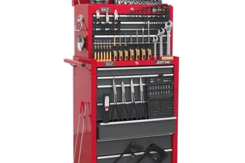 SEALEY TOPCHEST & ROLLCAB COMBINATION 14 DRAWER & 239PC TOOL KIT