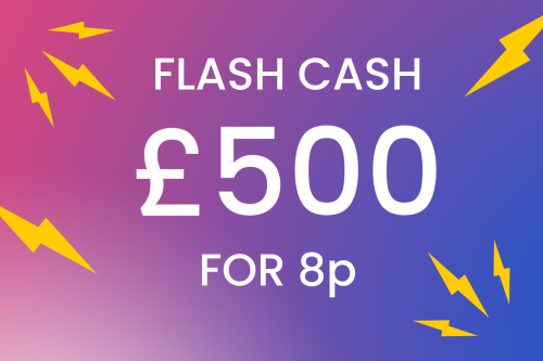 🦊£500 CASH FLASH DRAW! 8P TO ENTER -25/01-AUTO WIN