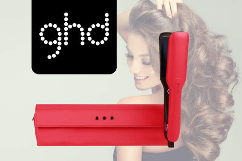 🦊 GHD Max Wide Plate Hair Straightener in Radiant Red-AUTO WIN