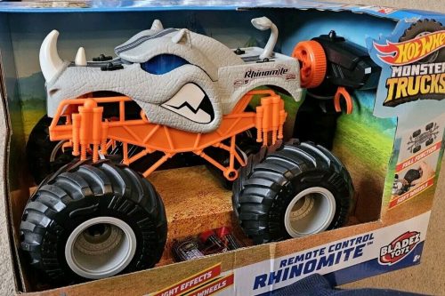 🦊 Hot Wheels Monster Trucks Remote Control Rhinomite -AUTO WIN