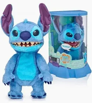 🦊 Real FX Disney Stitch Puppet Interactive Toy - AUTO WIN