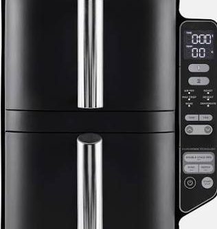 🦊 Ninja SL300UK Double Stack 2-Drawer Air Fryer, 7.6L