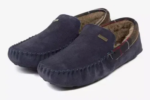 🦊 Barbour Monty Suede Slippers-AutoWin