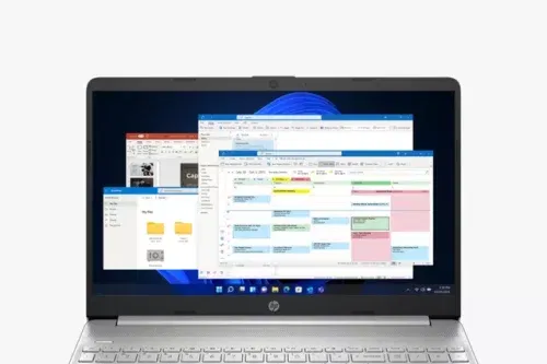 HP 15s-fq5021na Laptop, Intel Core i5 Processor, 8GB RAM, 256GB SSD, 15.6” Full HD, Silver -AUTO WIN