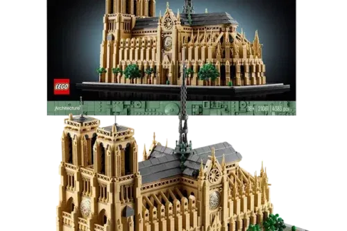 LEGO Architecture Landmarks Collection 21061 Notre-Dame de Paris Cathedral Construction Set