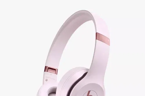 Beats Solo 4 Wireless Bluetooth On-Ear Headphones with Mic/Remote, Cloud Pink