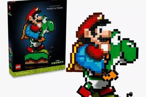 LEGO Super Mario 71438 Mario & Yoshi Pixelated Set-AUTO WIN