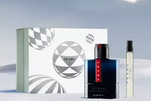 Prada Luna Rossa Ocean Eau de Parfum 50ml Holiday Fragrance Gift Set​