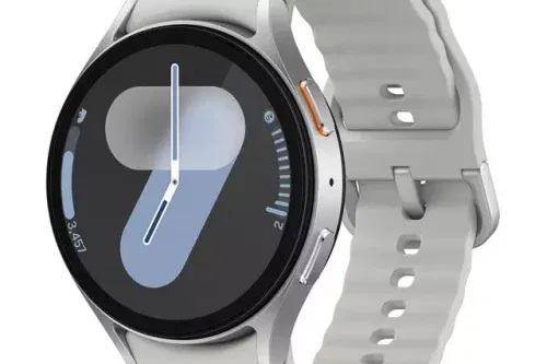 Samsung Galaxy Watch7, Bluetooth, 44mm, Galaxy AI, Aluminium with Silicone Strap, Sliver